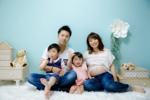 家族でマタニティフォト