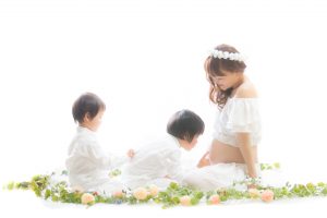 親子でマタニティフォト