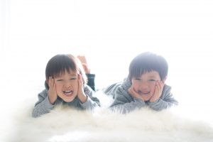 白バック
