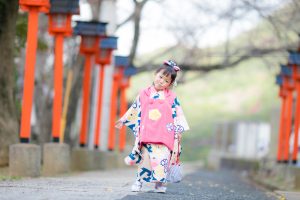 福岡県北九州市小倉北区にて撮影させて頂いた七五三のお写真